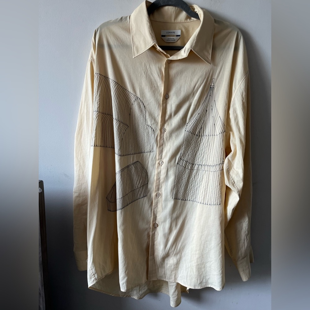 Lemaire x Philippe Weisbecker Relaxed Shirt - Large - Picture 4 of 16